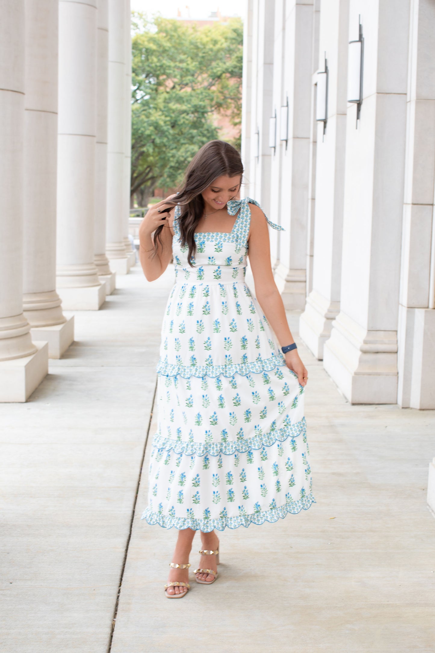 Floral Print Midi Dress