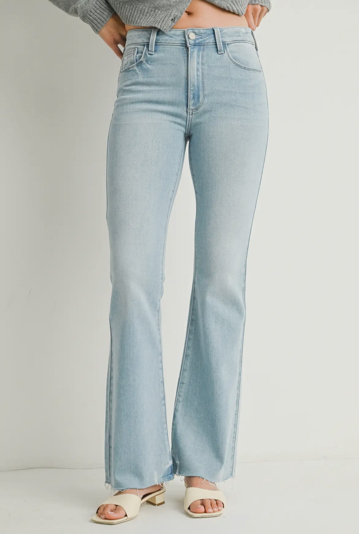 Light Wash Flare Jeans