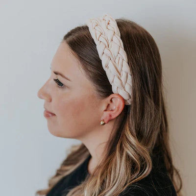 Blushing Braid Headband-Pink