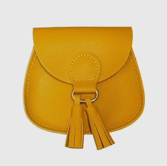 Mustard Tassel Purse