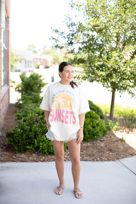 Forever Chasing Sunsets Graphic Tee