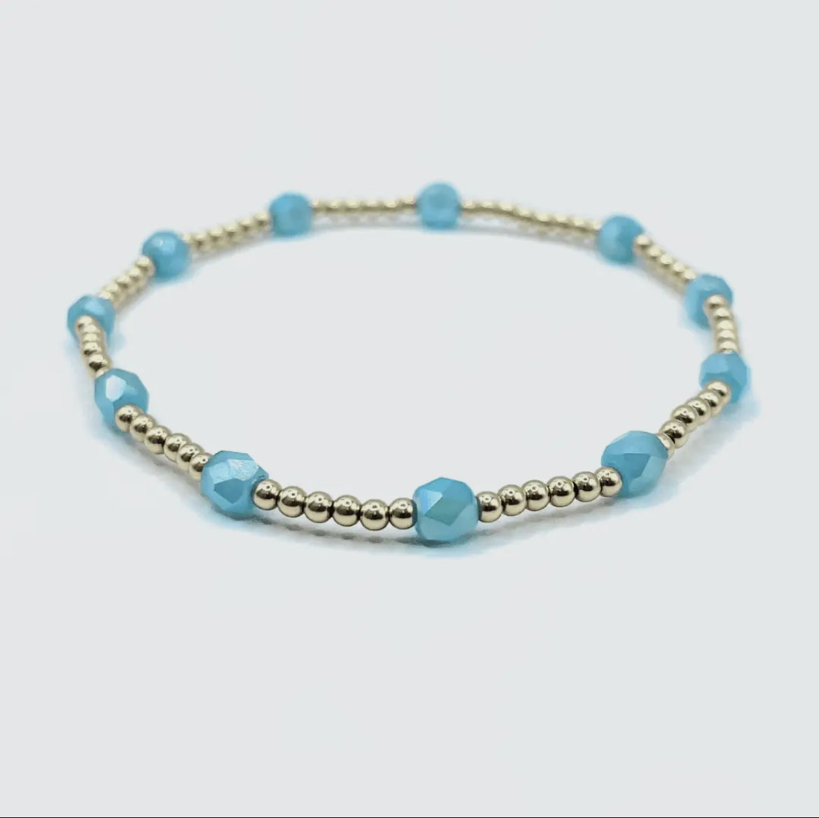 The Key West Gold Filled Bracelet-Turquoise