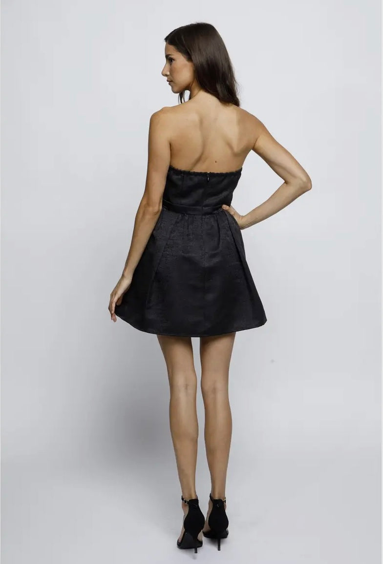 Strapless Dress-Black