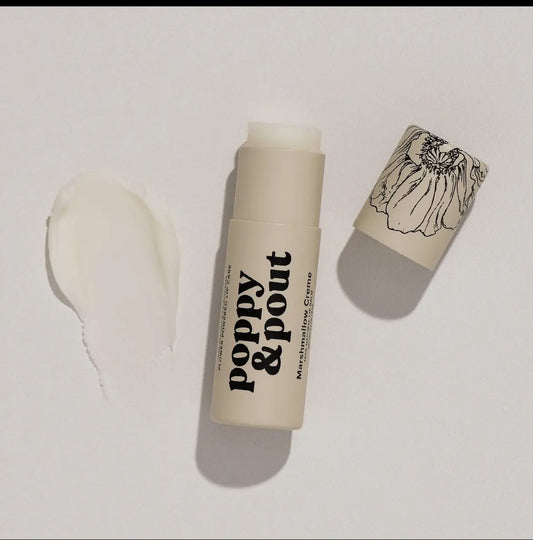 Poppy & Pout Lip Balm-Marshmallow Creme