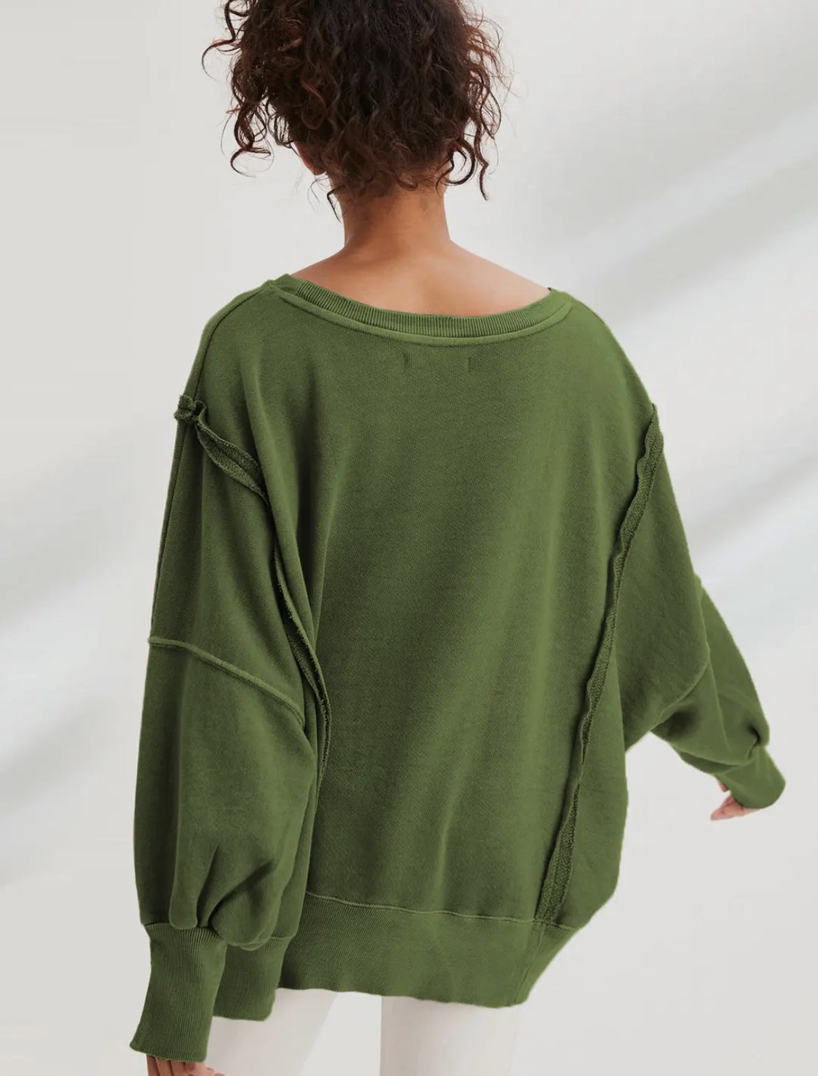 Olive Easy Does It Sweatshirt