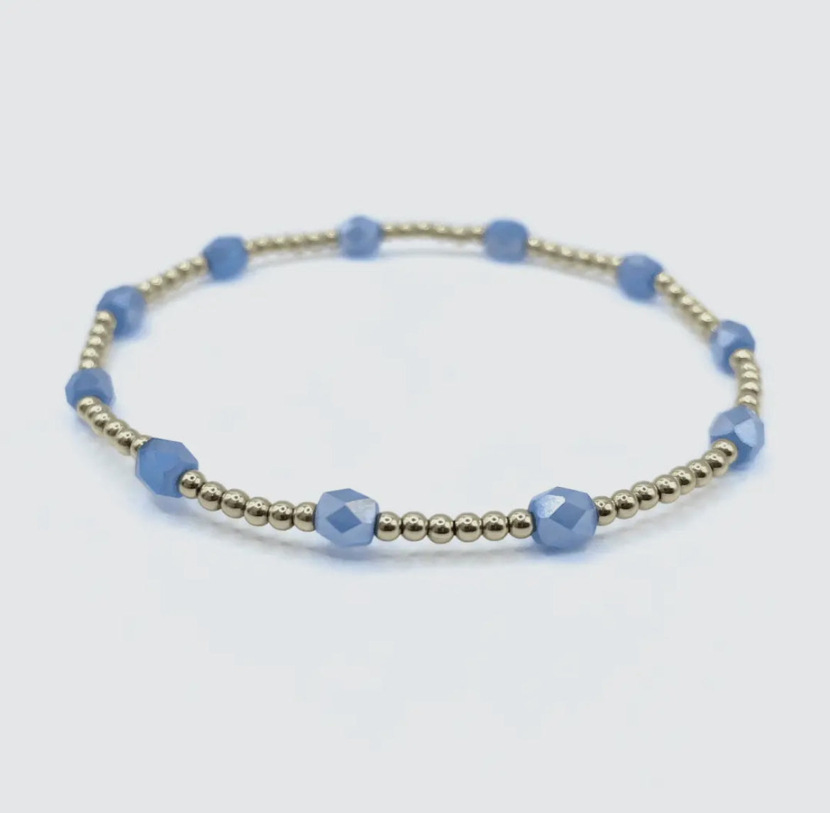 The Key West Gold Filled Bracelet-Blue