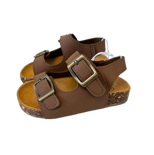 Boys Brown Footbed Sandals