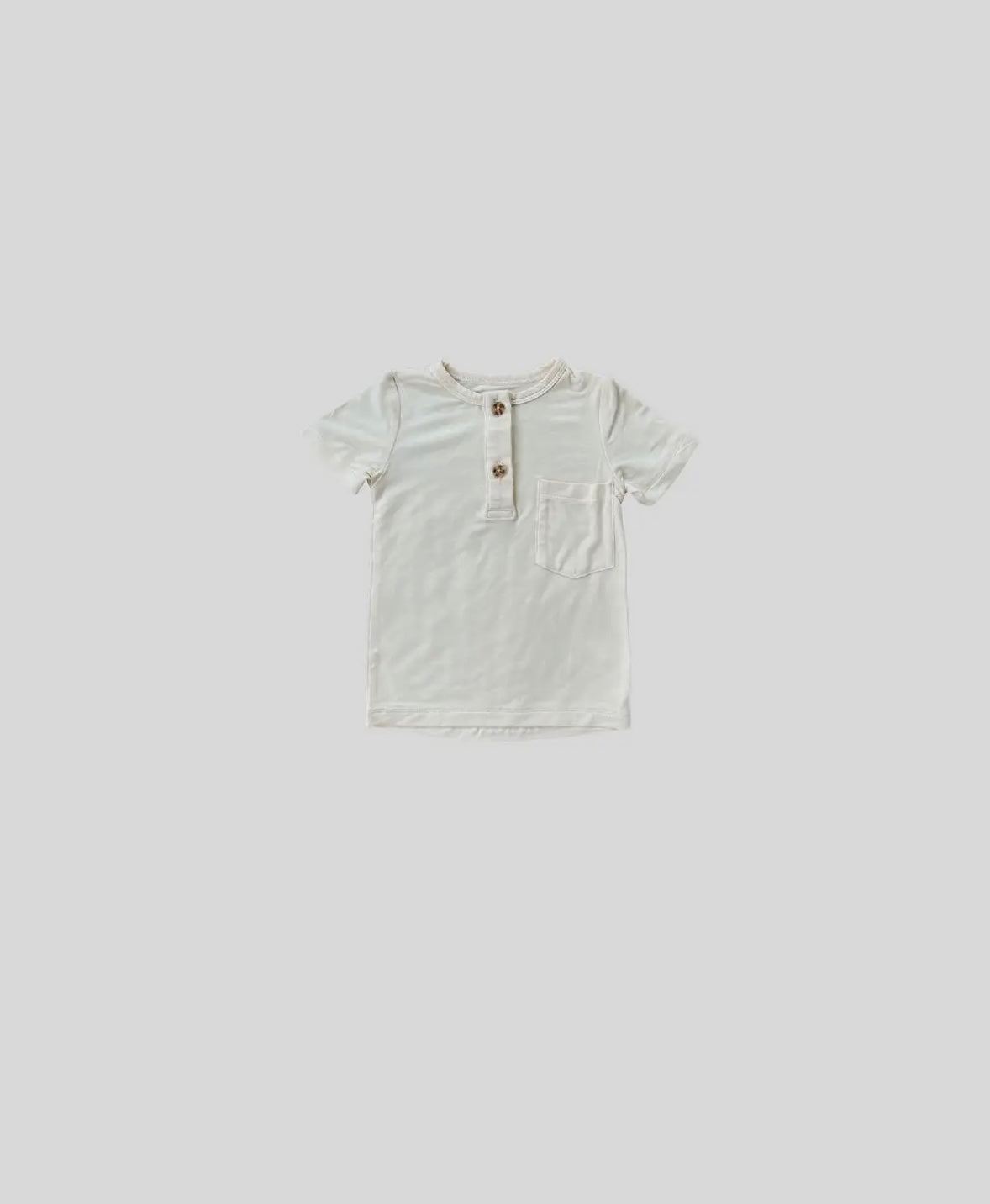 Cream Henley Shirt