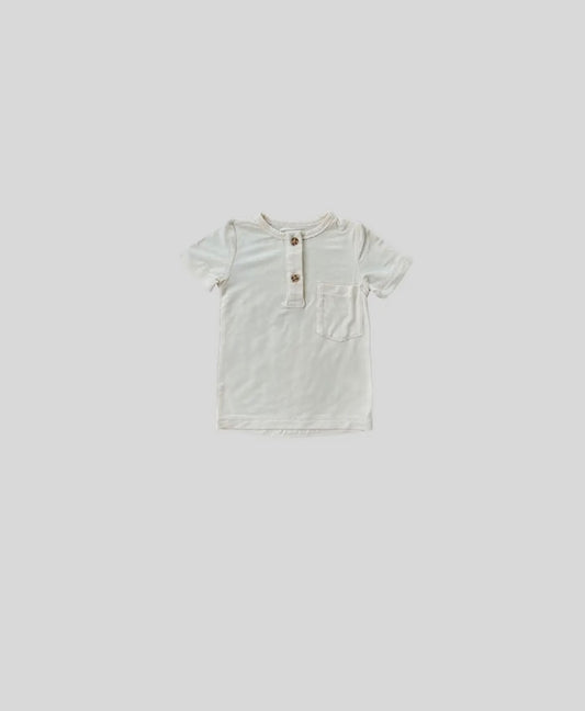 Cream Henley Shirt