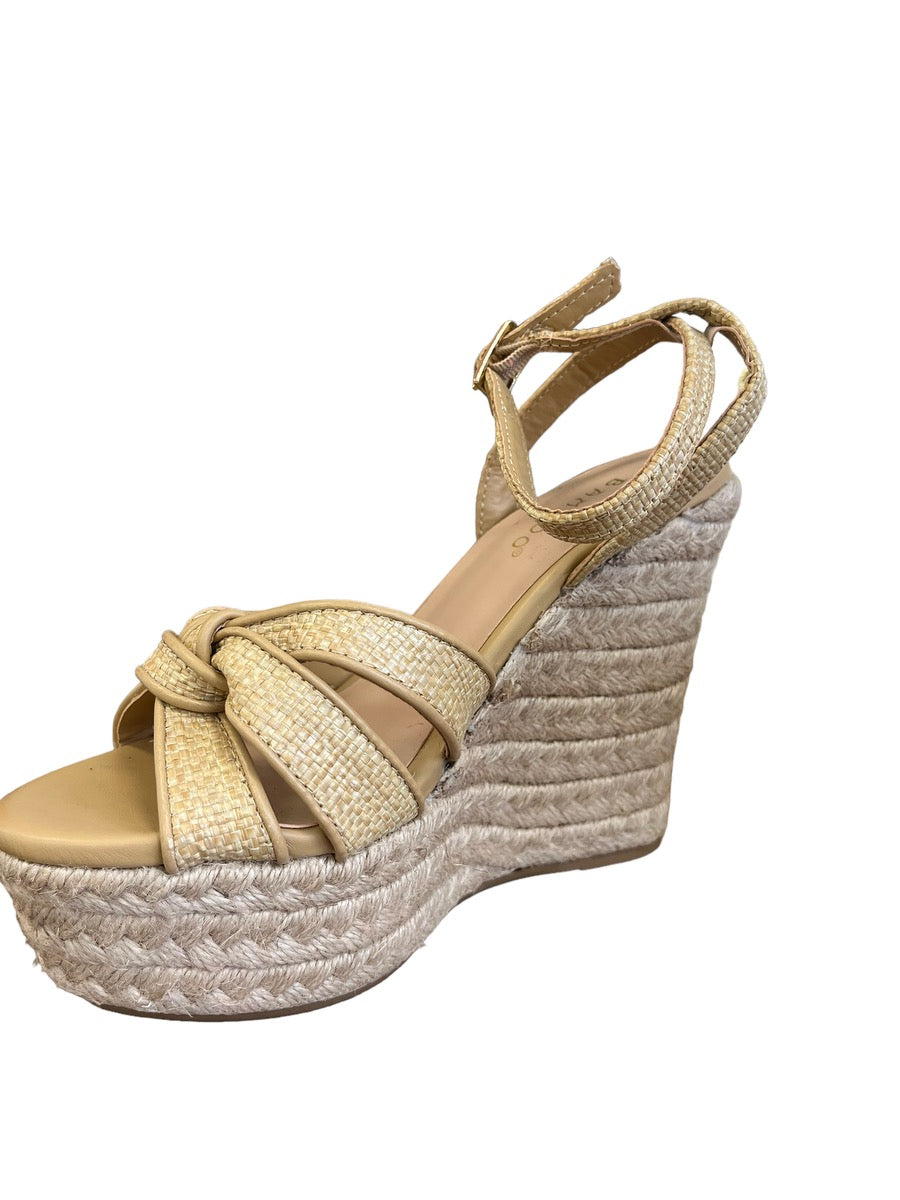 Woven Natural Wedge