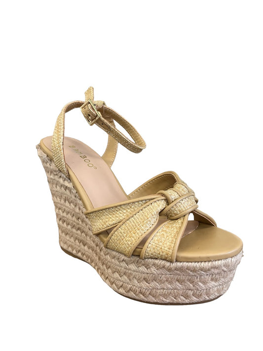 Woven Natural Wedge