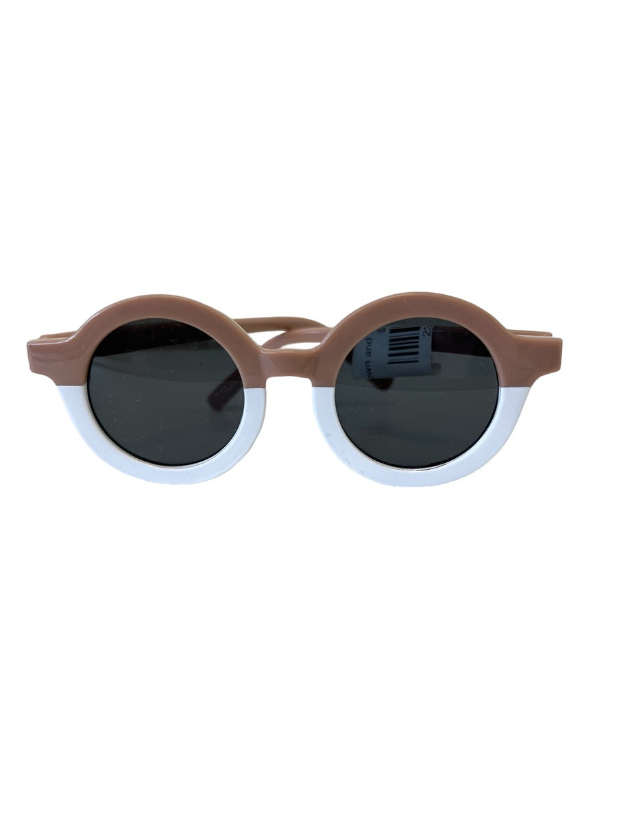 Brown and White Sunglasses