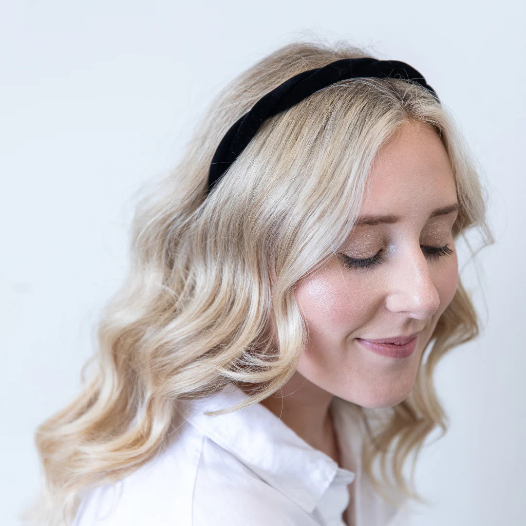 Traditional Felt Headband - Black