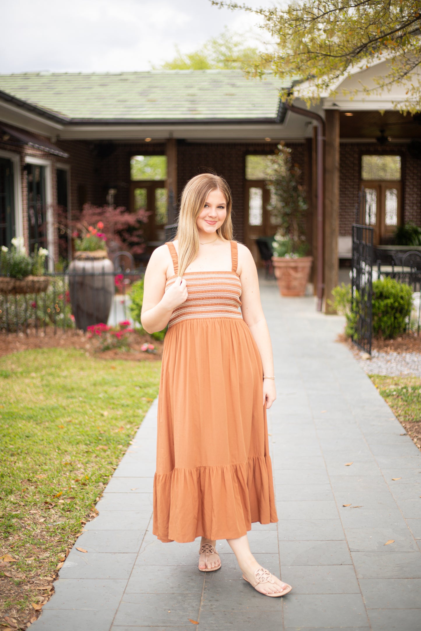 Embroidered Maxi Dress