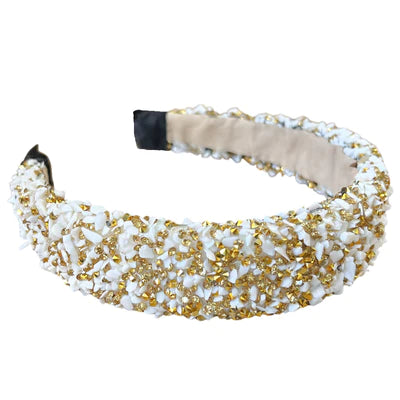 All That Glitters Headband-Metallic