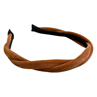 Traditional Felt Headband-Camel