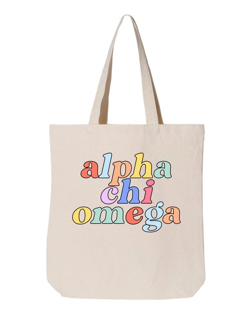 Alpha Chi Omega Tote