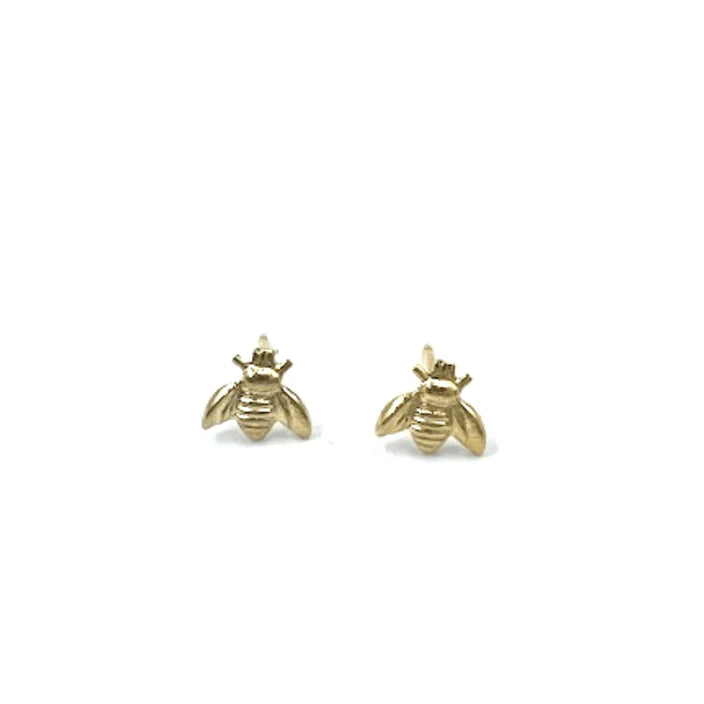 14k Gold Filled Bee Stud