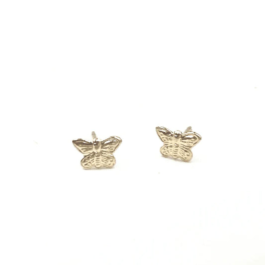 14k Gold Filled Butterfly Stud