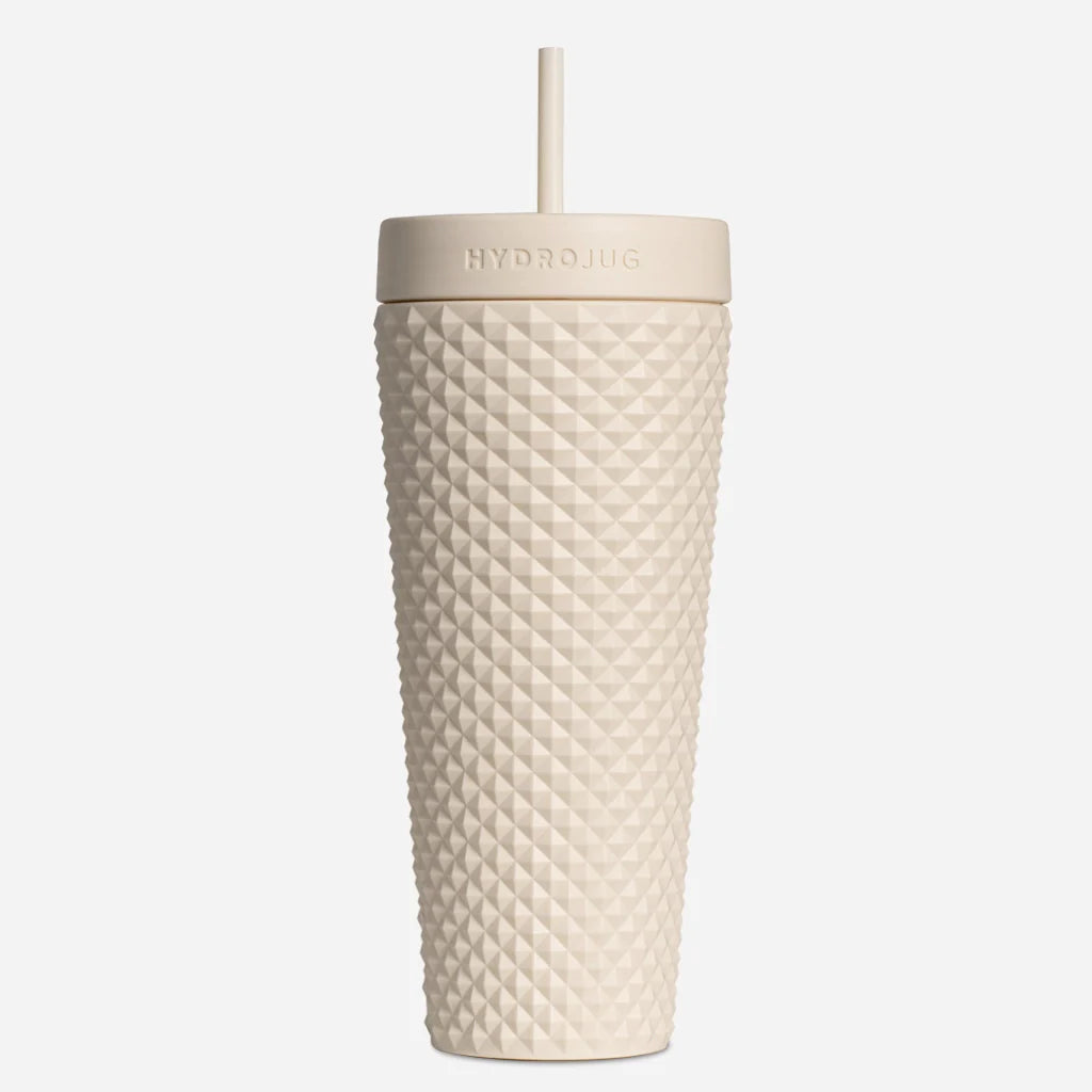 Cream HydroJug Studded Shaker Cup