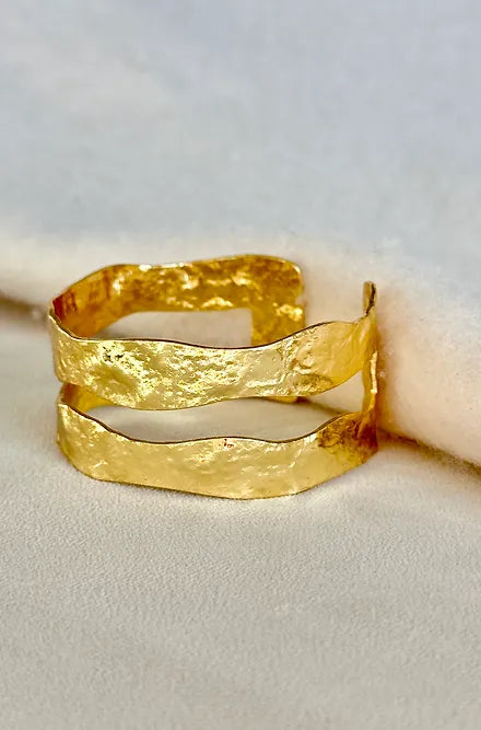 Double Plated Gold Cuff