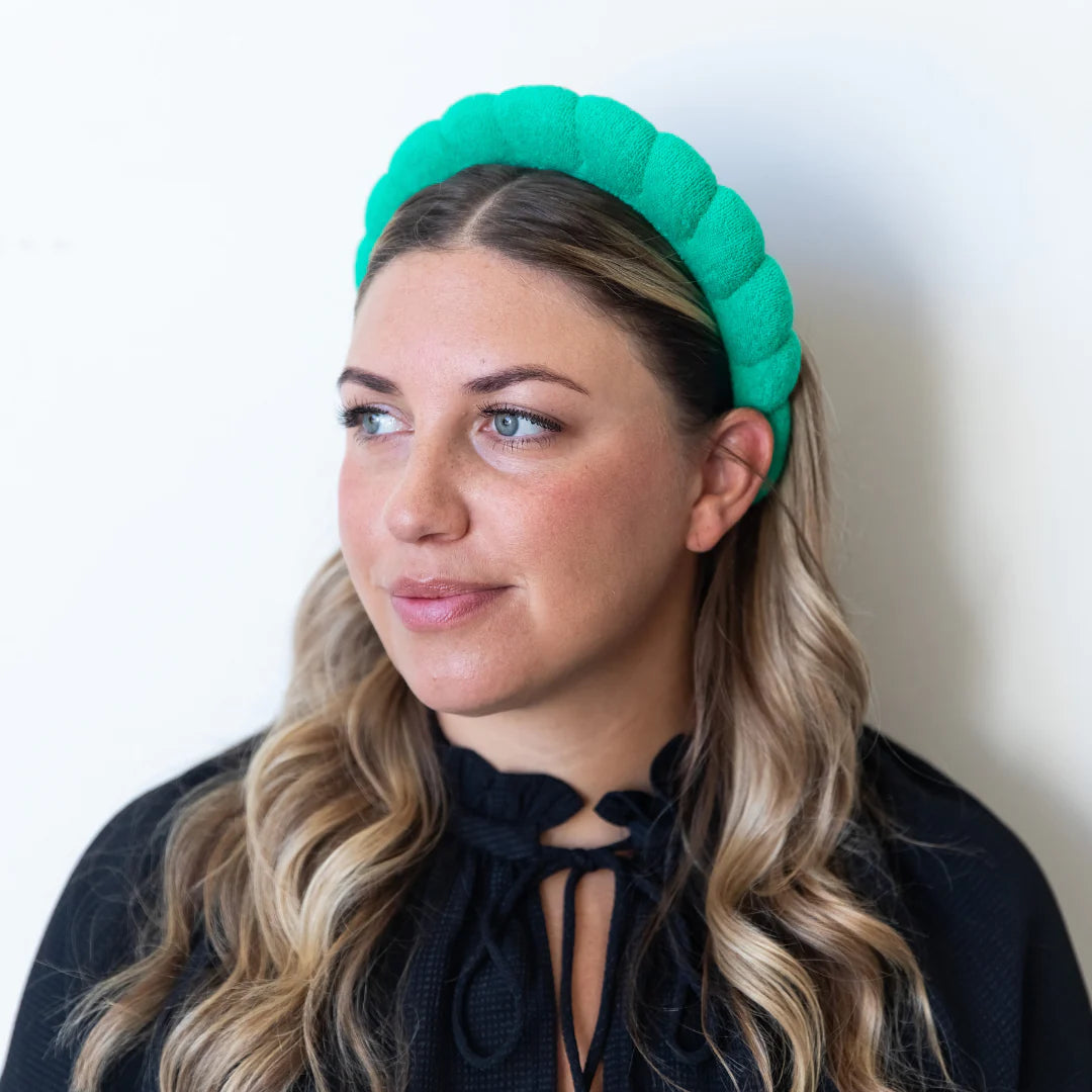 Croissant Headband-Green